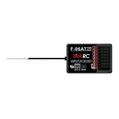HOTRC F-06A & F-06AT 6 Channel Gyro 2.4Ghz Receiver RC Model Parts for 6 Channel Remote Controller