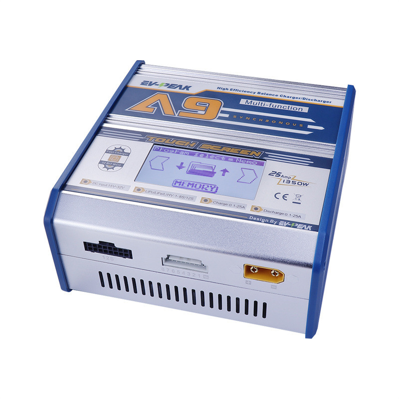 EV-Peak A9 1350W/25A 1-8S Multi Function Fast Charger Balance Battery Charger
