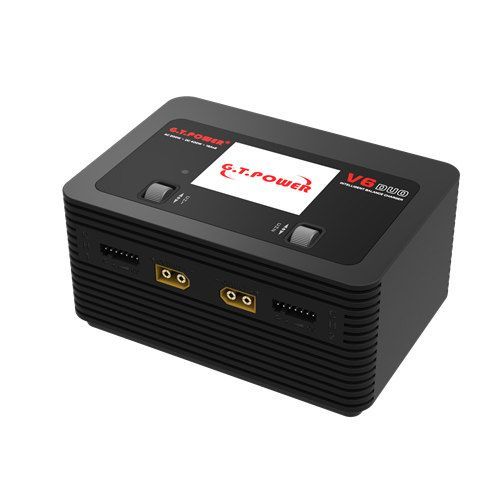 GT Power V6 Duo 200w / 400w 100-240V INPUT 1-6S 16A X 2 DUAL OUTPUT AC DC Balance Charger