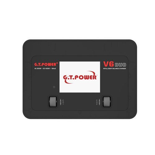 GT Power V6 Duo 200w / 400w 100-240V INPUT 1-6S 16A X 2 DUAL OUTPUT AC DC Balance Charger