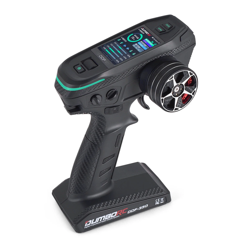 DumboRC DDF-350 2.4GHz 10CH HD LCD Screen Radio Controller With Receiver for RC Car Boat Tank Model