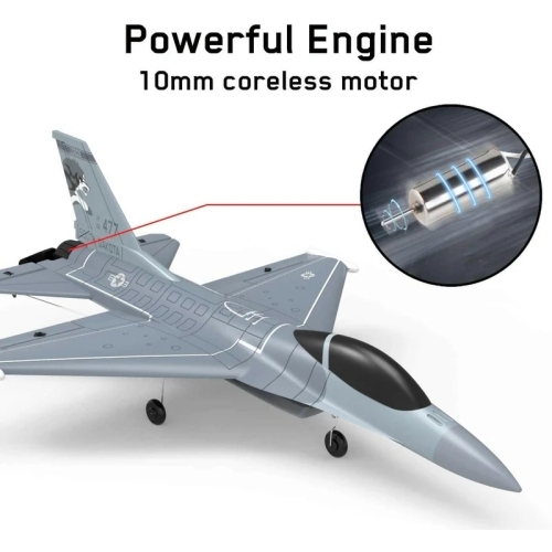 Volantex F16 761-10 Fighting Falcon Beginners RC Jet Plane w/ Gyro