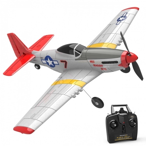 Volantex Micro P51D 4-Ch 761-5 Beginner RC Airplane Built In Gyro RTF