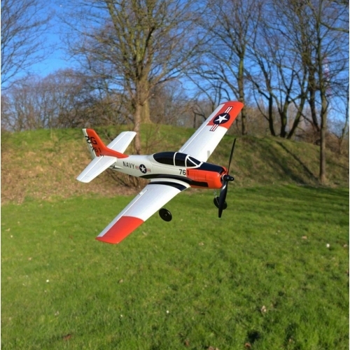 Volantex T-28 Trojan Micro 400mm 761-9 4CH RC Airplane  Built In Gyro  RTF