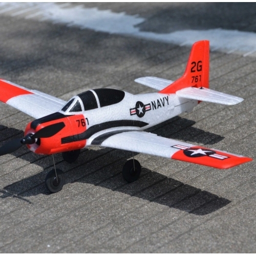 Volantex T-28 Trojan Micro 400mm 761-9 4CH RC Airplane  Built In Gyro  RTF