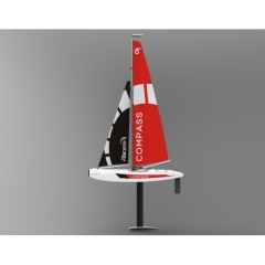 Volantex Compass RG65 2 Channel Wind Power RC Sailboat with 650mm Hull Class Competition (791-1) RTR