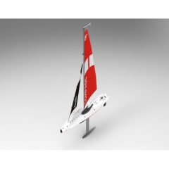Volantex Compass RG65 2 Channel Wind Power RC Sailboat with 650mm Hull Class Competition (791-1) RTR