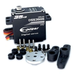 E-Power D5535GS  Aluminum Case Metal Grear Coreless Digital 35KG 0.07sec HV Waterproof High Speed Magnetic Servo for RC Car UAV