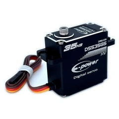 E-Power D5535GS  Aluminum Case Metal Grear Coreless Digital 35KG 0.07sec HV Waterproof High Speed Magnetic Servo for RC Car UAV