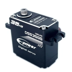 E-Power D5535GS  Aluminum Case Metal Grear Coreless Digital 35KG 0.07sec HV Waterproof High Speed Magnetic Servo for RC Car UAV