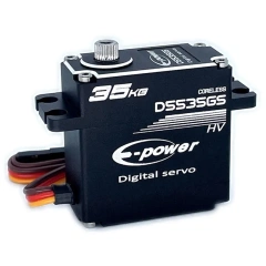 E-Power D5535GS  Aluminum Case Metal Grear Coreless Digital 35KG 0.07sec HV Waterproof High Speed Magnetic Servo for RC Car UAV