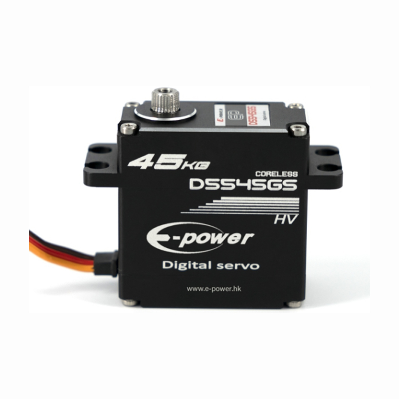 E-Power  D5545GS  120 Degree Aluminum Case Metal Grear Coreless Digital 45kg 0.11sec Waterproof  HV Servo for RC Car Truck Crawler Boat Robot
