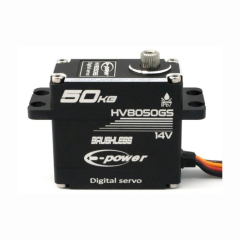 E-Power  HB8050GS  Aluminum Case Metal Grear Brushless Digital 50kg 0.09sec HV Servo 180°/270°/360°