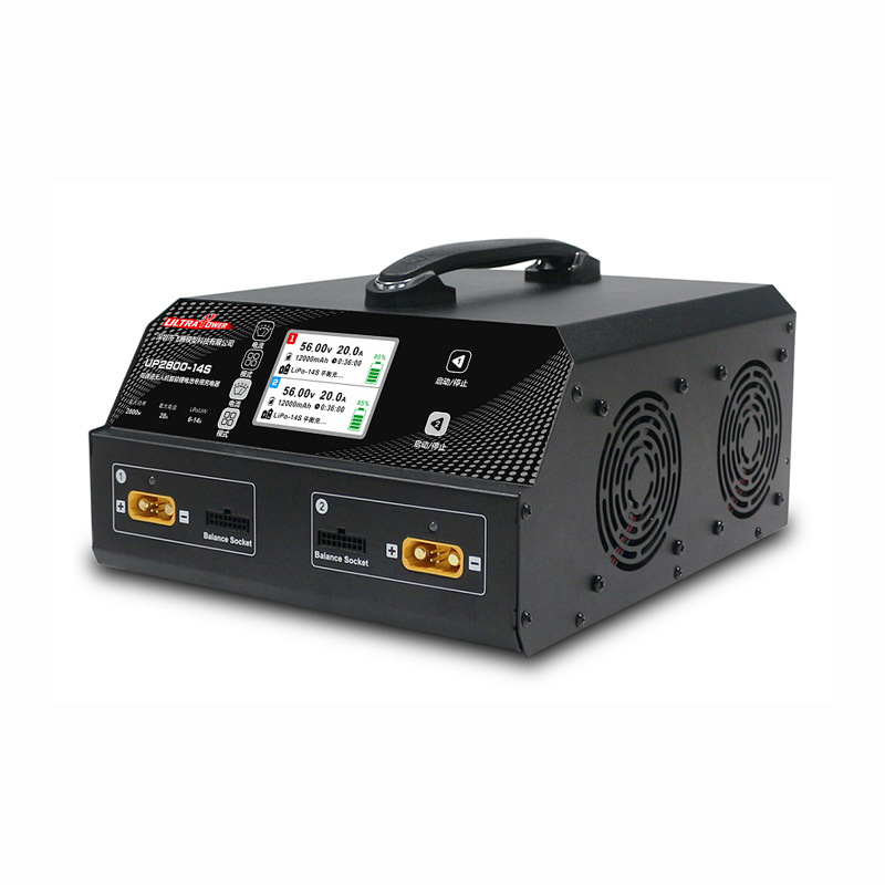 UltraPower UP2800-14S 2X1400W 28A 6-14S LiPo/LiHV Battery UAV Drone Charger