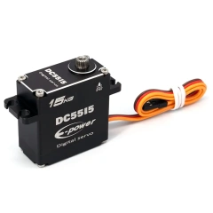 E-Power  DC5515 Waterproof Aluminum Case Metal Grear Digital 15.2kg 0.11sec HV Servo 180°/270° for Robotic DIY RC car