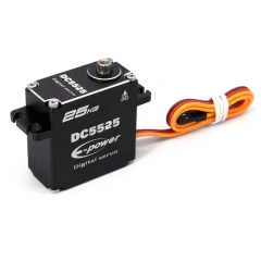 E-Power  DC5525  Aluminum Case Metal Grear Waterproof Digital 25.9kg 0.16sec HV Servo 180°/270° for 1:8 RC Car TRX4 Crawler Airplabe Boat Robot