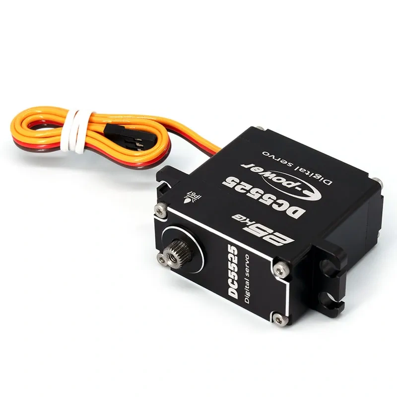 E-Power  DC5525  Aluminum Case Metal Grear Waterproof Digital 25.9kg 0.16sec HV Servo 180°/270° for 1:8 RC Car TRX4 Crawler Airplabe Boat Robot