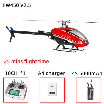 FlyWing W450L V2.5 6CH  Smart RC Helicopter w/H1 GPS Stabilization System