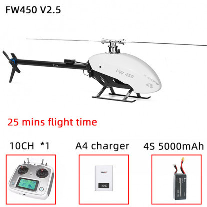 FlyWing W450L V2.5 6CH  Smart RC Helicopter w/H1 GPS Stabilization System