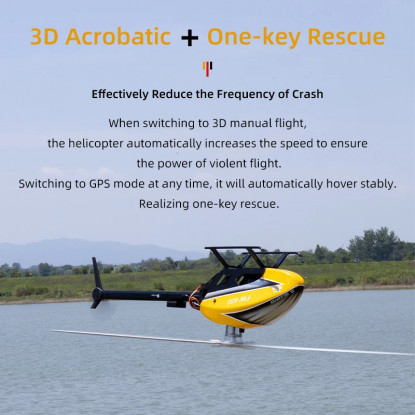 FlyWing W450L V2.5 6CH  Smart RC Helicopter w/H1 GPS Stabilization System