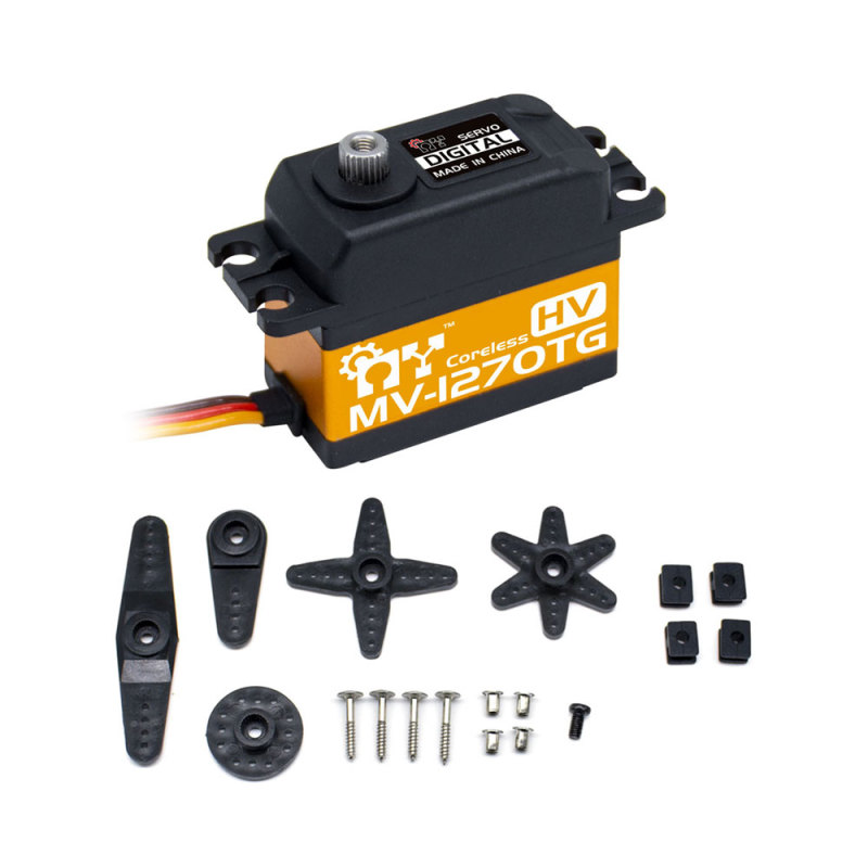 MY Servo MV-1270TG 7.4V 0.11S 35KG High Torque Titanium Gears Standard Coreless Digital Servo