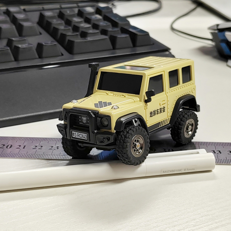 LDARC X43 1:43 Crawler RC Car Simulation Full Time 4WD Climbing Vehicle Toy Remote Control Toys RTR Kit for Kids and Adults Toys