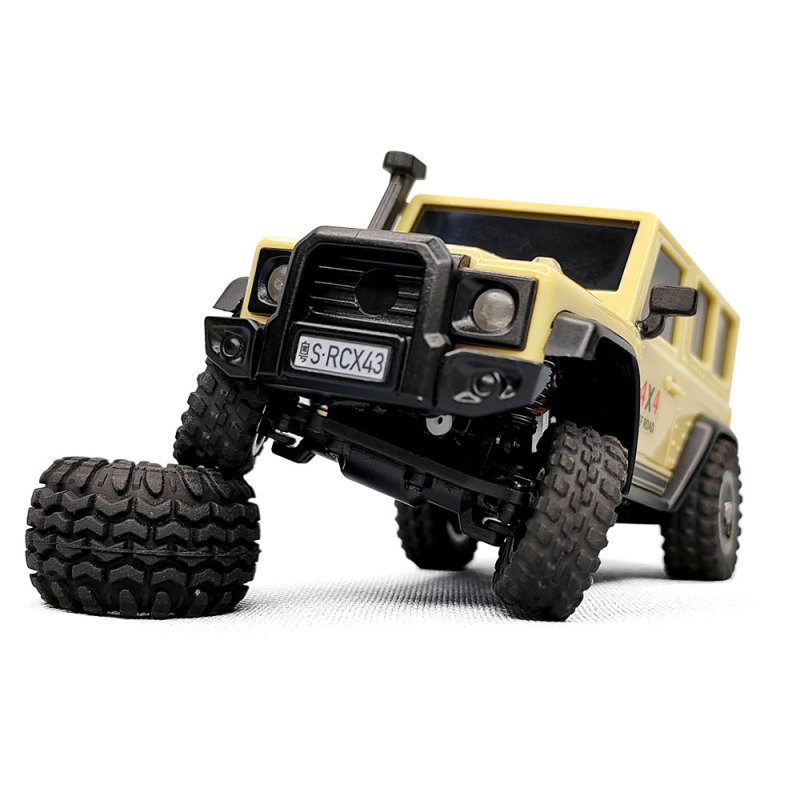 LDARC X43 1:43 Crawler RC Car Simulation Full Time 4WD Climbing Vehicle Toy Remote Control Toys RTR Kit for Kids and Adults Toys