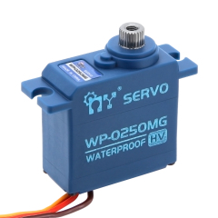 MY Servo WP-0250MG 8.4V 0.12Sec 6.8KG Metal Gears Waterproof Core Mini Digital Servo for 1/16 RC Cars Truck Boat