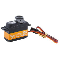 MY Servo MV-1250MG 8.4V 0.08Sec 10KG Metal Gears Coreless Low Profile Digital Servo for RC Cars Truck Boat