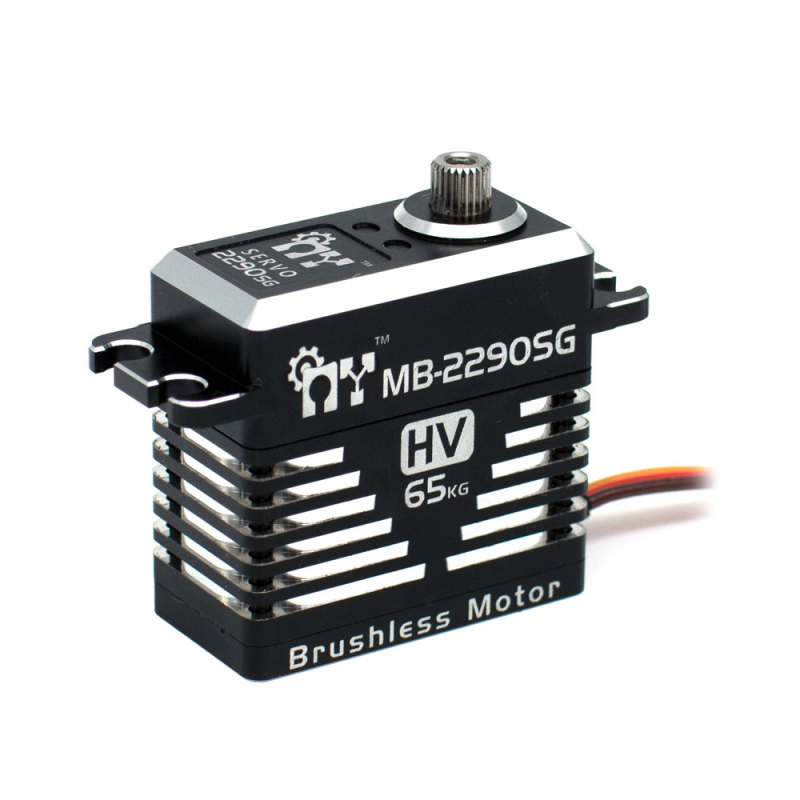 MY Servo MB-2290SG 8.4V 0.11Sec 65KG High Voltague High Torque Steel Gear Full Metal Aluminium Case Brushless Standard Digital Servo