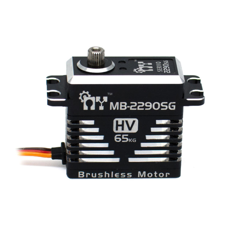 MY Servo MB-2290SG 8.4V 0.11Sec 65KG High Voltague High Torque Steel Gear Full Metal Aluminium Case Brushless Standard Digital Servo