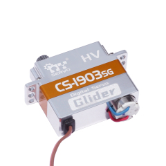 MY Servo CS-1903SG 7.4V 0.08Sec 3.2KG Full CNC Shell Steel Gear Coreless Mini Digital Servo for RC Glider Fixed Wing Airplane