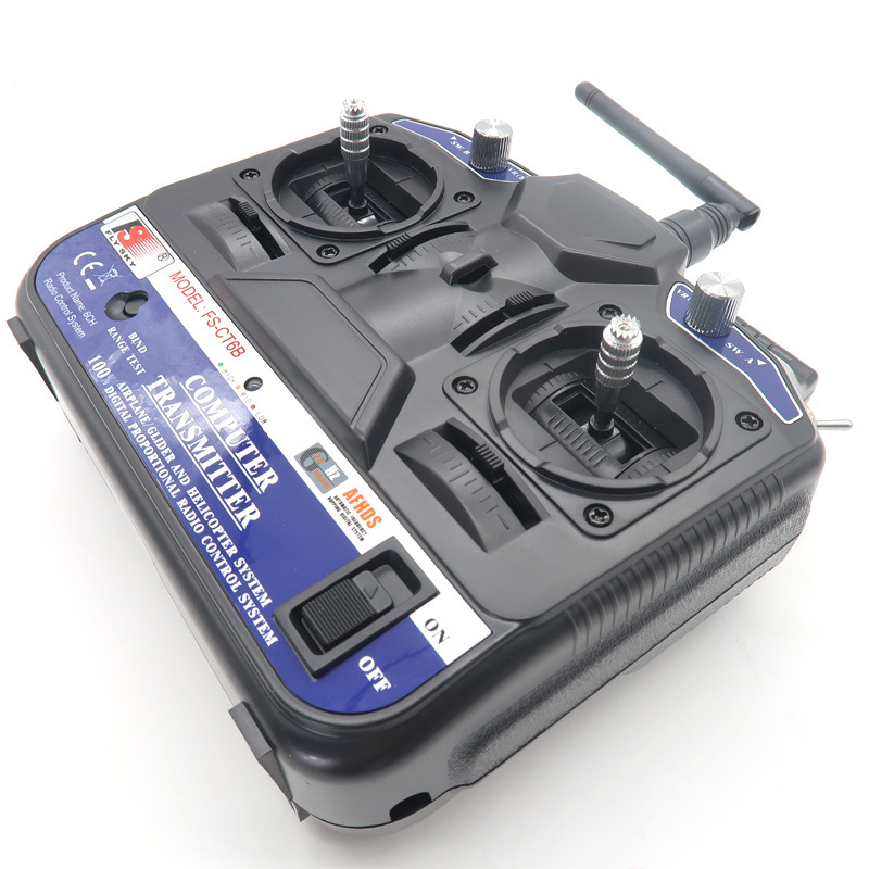 FlySky FS-CT6B 2.4GHZ 6CH Transmitter System Radio Controller with FS-R6B Receiver