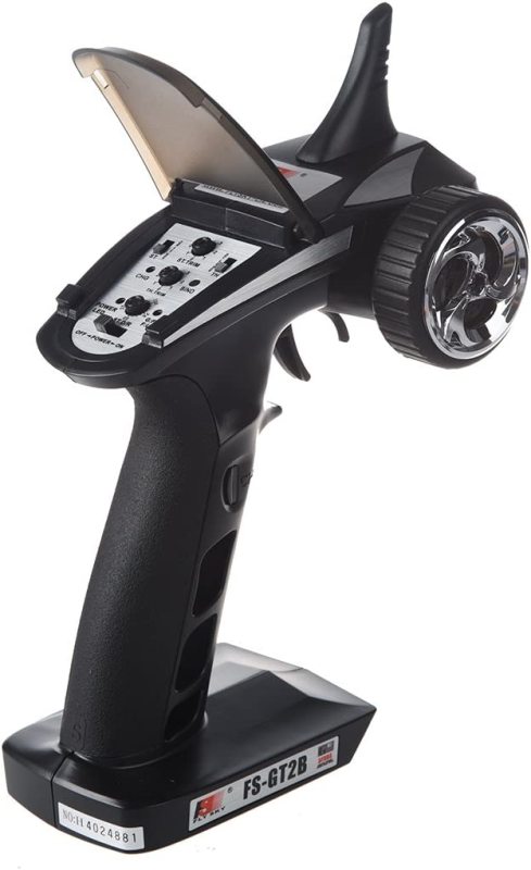 FlySky FS-GT2B 3-Channel 2.4 GHz Surface Transmitter Radio Controller w/FS-GR3E Receiver