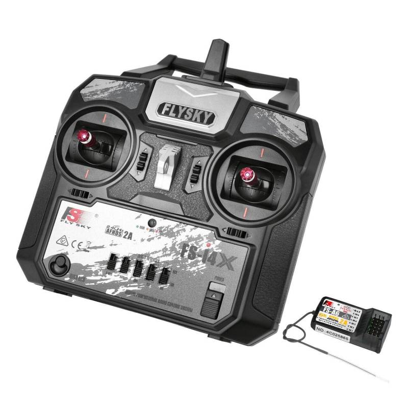 FlySky FS-i4X 2.4G 4CH AFHDS RC Transmitter Remote Controller with FS-A6 Receiver