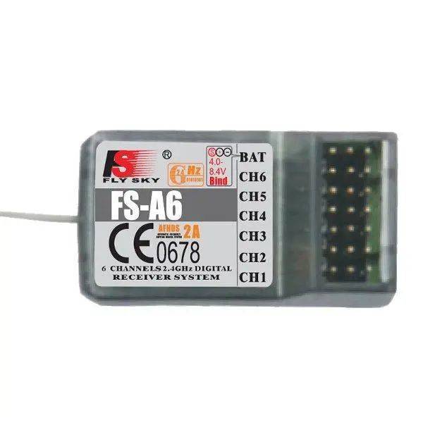 FlySky FS-i4X 2.4G 4CH AFHDS RC Transmitter Remote Controller with FS-A6 Receiver