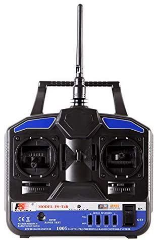 FlySky FS-T4B 2.4GHZ 4CH Transmitter System Radio Controller with FS-R6B Receiver