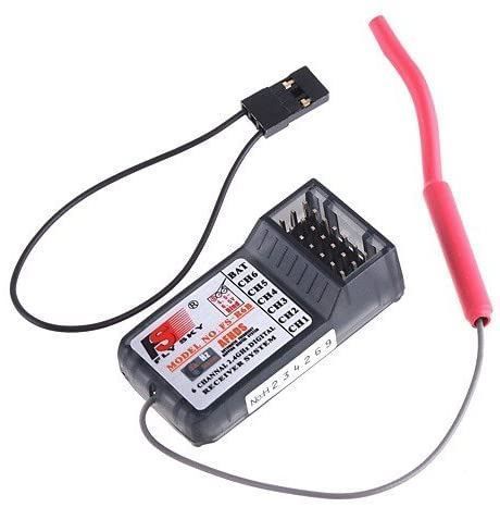 FlySky FS-T4B 2.4GHZ 4CH Transmitter System Radio Controller with FS-R6B Receiver