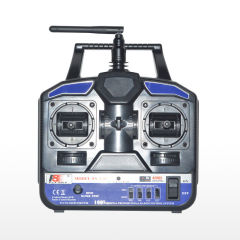 FlySky FS-T4B 2.4GHZ 4CH Transmitter System Radio Controller with FS-R6B Receiver