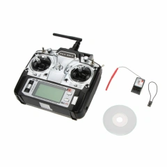FlySky FS-T6 6CH 2.4 GHz Surface Transmitter Radio Controller w/FS-R6B Receiver