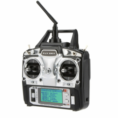 FlySky FS-T6 6CH 2.4 GHz Surface Transmitter Radio Controller w/FS-R6B Receiver