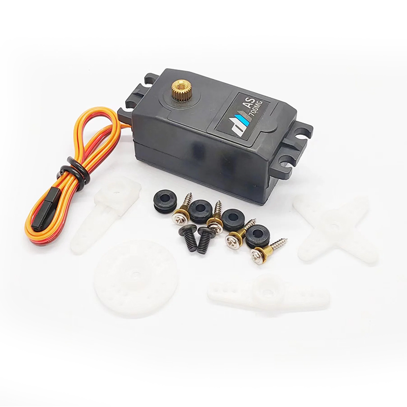 DUALSKY AS700MG Metal Gear 45g 7.5KG 0.35sec/60° Analog 3 Poles Retract Servo