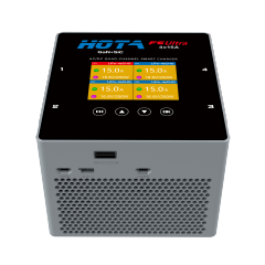 Hota - F6 Ultra AC/DC GaN Dual Mode 4-channel Smart Balance Charger