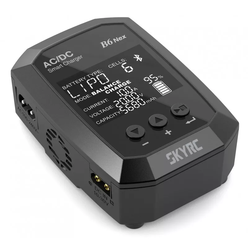 SkyRC B6 Nex 1-6S LiPo/LiFe/Lilon/LiHV AC 50W / DC 200W 10A Battery Charger
