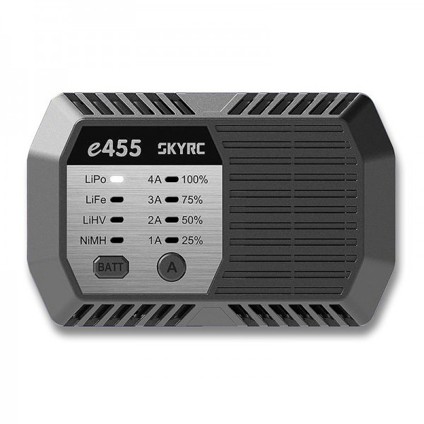 SkyRC E455 Completely upgraded  re-engineered Multi Chemistry 2-4S 50W / 4A LiPo LiFe LiHv Battery Charger