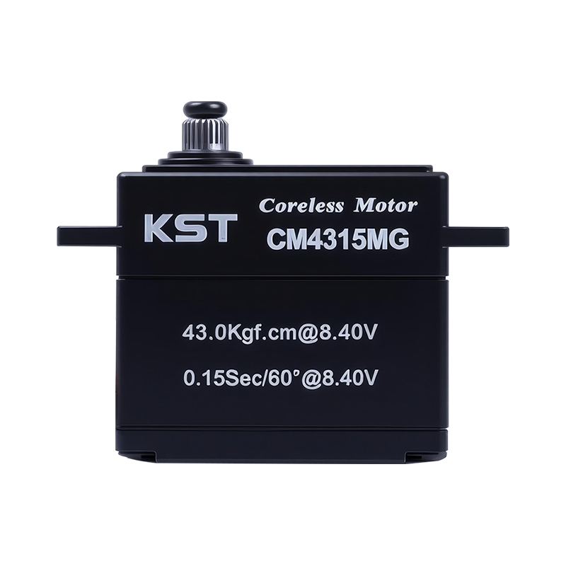 KST CM4315MG 43Kgf.cm 0.15sec/60° Coreless Metal Gear Servo IP65 Waterproof for 1/10 Scale RC Rock Crawler and 1/7th 1/8th Scale RC Monster Truck & Buggy
