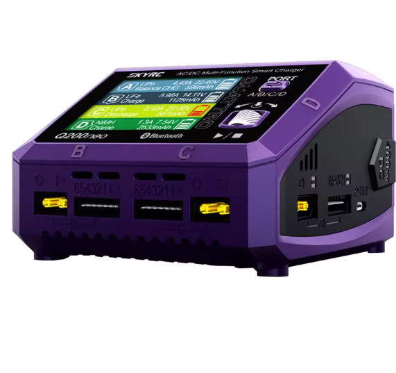 SkyRC Q200neo 4-channel Intelligent AC200W DC400W AC/DC Multi-Function Smart Charger