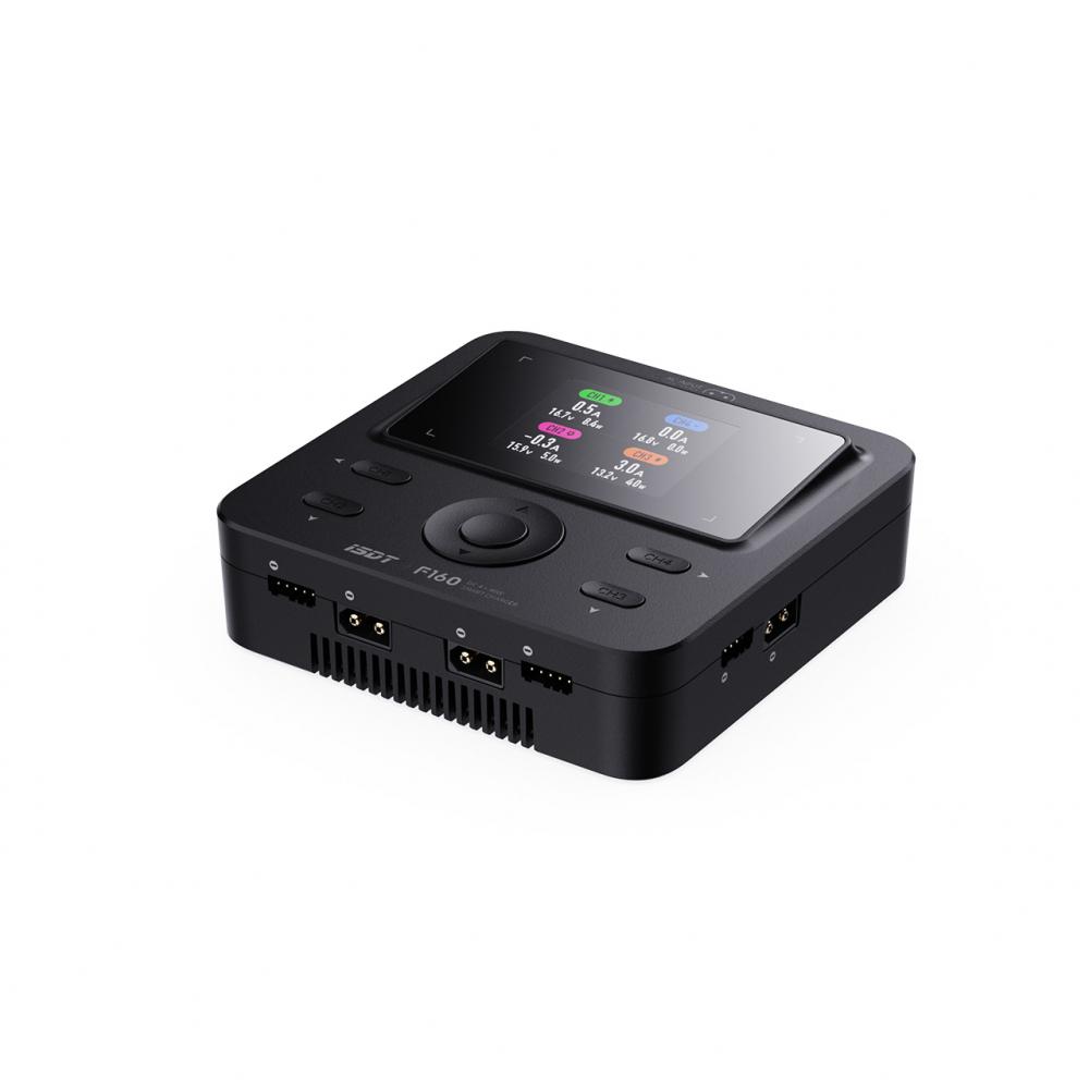 ISDT F160 充電器 4ポート ISDT F160 Lipo Battery GaN technology 4 channels 40W AC Charger 5W