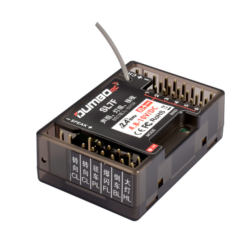 DumboRC SL7F 7CH  2.4GHz 3-in-1 6V/3A BEC PWM Multifunction Receiver for RC Model Accessories