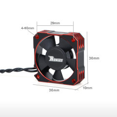 Surpass Hobby 3510 Rocket 35mm  ESC Motor Aluminum Cooling Fan